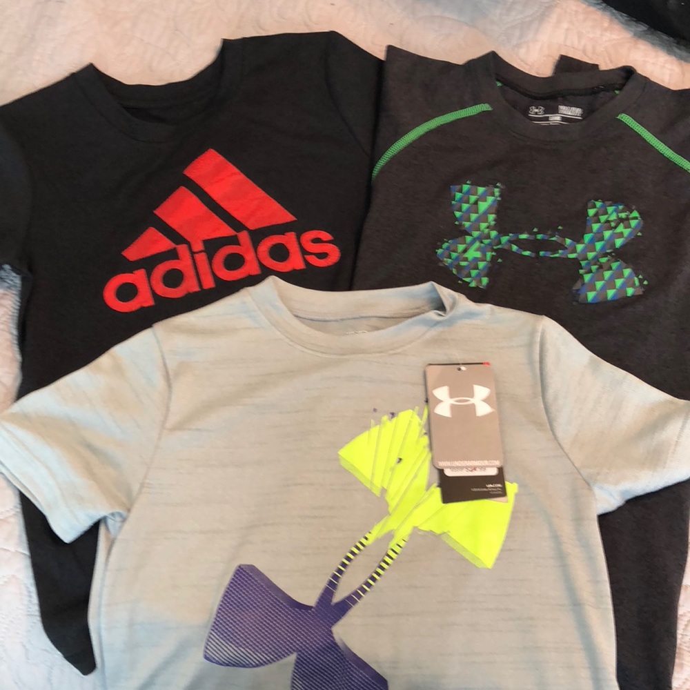 3 boys athletic shirts